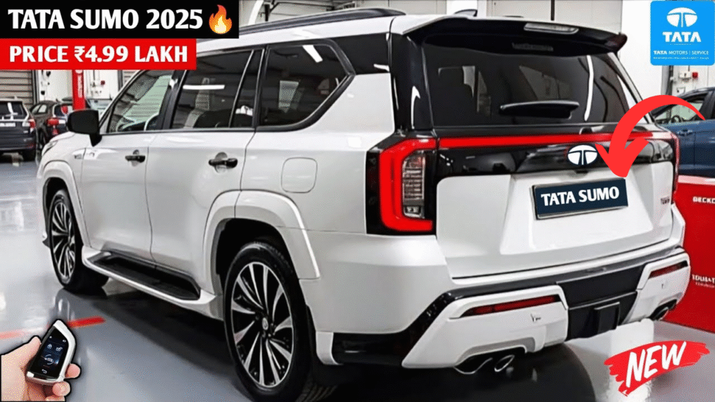 New Tata Sumo 2025: Coming Again, Making A Grand Entry With Luxury Interior, Powerful Engine And Excellent Mileage of 30kmpl